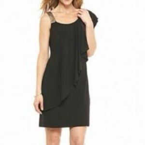 NEW CHELSEA SUITE BLACK PARTY SHIFT DRESS